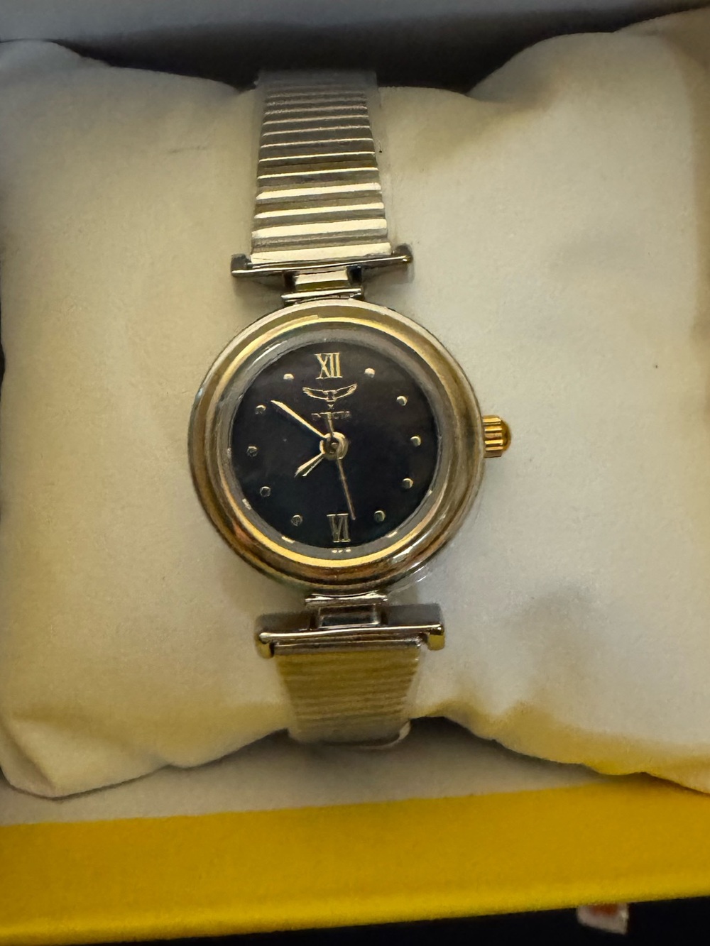 NEW IN BOX Invicta Celestial I Women’s Two-Tone Black Dial Watch 24mm – 69076